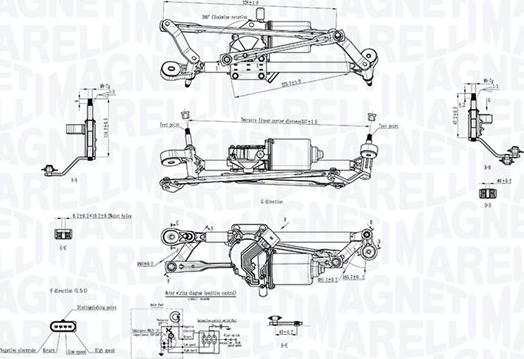 Magneti Marelli 064351746010 - Stiklu tīrīšanas sistēma autodraugiem.lv