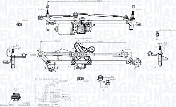 Magneti Marelli 064351703010 - Stiklu tīrīšanas sistēma autodraugiem.lv