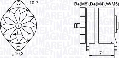 Magneti Marelli 063534681240 - Ģenerators autodraugiem.lv