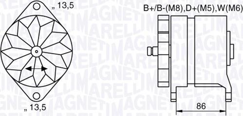 Magneti Marelli 063536895380 - Ģenerators autodraugiem.lv