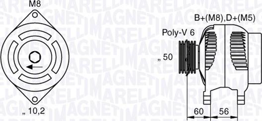 Magneti Marelli 063533479010 - Ģenerators autodraugiem.lv