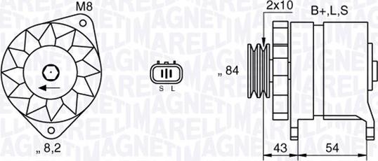 Magneti Marelli 063532625010 - Ģenerators autodraugiem.lv