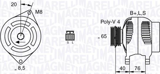 Magneti Marelli 063532623010 - Ģenerators autodraugiem.lv