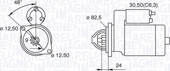 Magneti Marelli 063521090470 - Starteris autodraugiem.lv