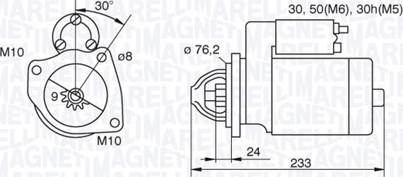 Magneti Marelli 063521074420 - Starteris autodraugiem.lv