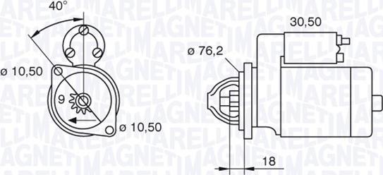 Magneti Marelli 063521070620 - Starteris autodraugiem.lv