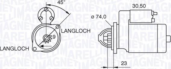 Magneti Marelli 063521070780 - Starteris autodraugiem.lv