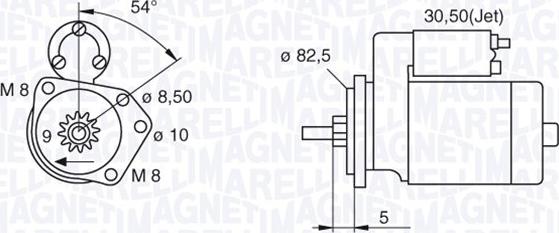 Magneti Marelli 063521120440 - Starteris autodraugiem.lv