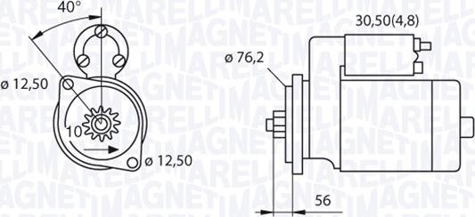 Magneti Marelli 063521230180 - Starteris autodraugiem.lv