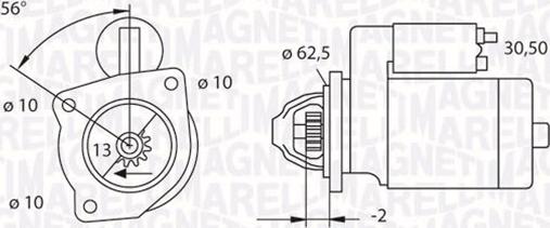 Magneti Marelli 063523624010 - Starteris autodraugiem.lv