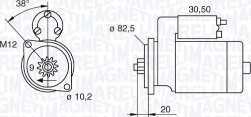 Magneti Marelli 063522601010 - Starteris autodraugiem.lv