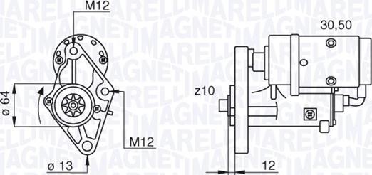 Magneti Marelli 063522616010 - Starteris autodraugiem.lv