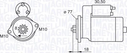 Magneti Marelli 063522620010 - Starteris autodraugiem.lv