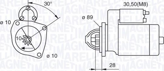 Magneti Marelli 063522188120 - Starteris autodraugiem.lv