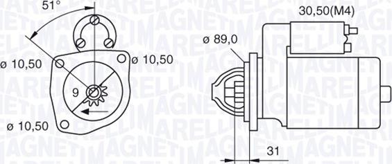 Magneti Marelli 063522300060 - Starteris autodraugiem.lv