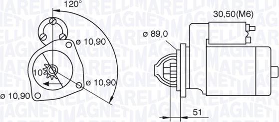 Magneti Marelli 063522310160 - Starteris autodraugiem.lv