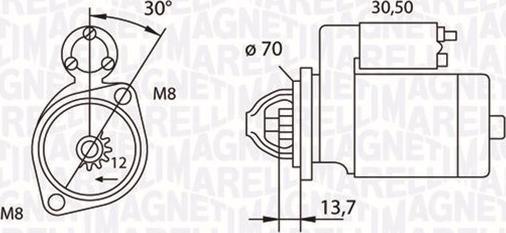 Magneti Marelli 063191007010 - Starteris autodraugiem.lv