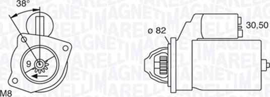 Magneti Marelli 063114014010 - Starteris autodraugiem.lv