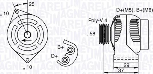 Magneti Marelli 063341658010 - Ģenerators autodraugiem.lv