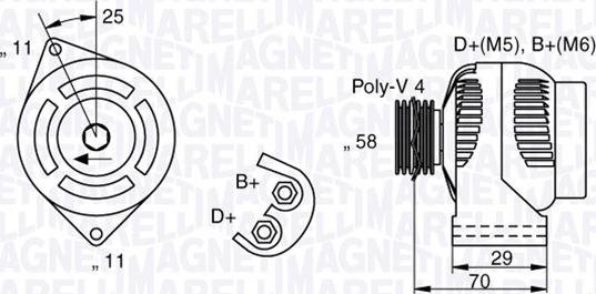 Magneti Marelli 063341896010 - Ģenerators autodraugiem.lv