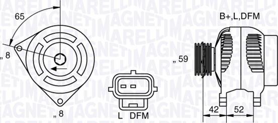 Magneti Marelli 063341758010 - Ģenerators autodraugiem.lv