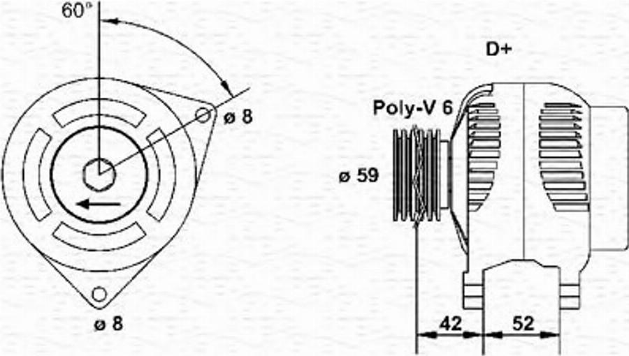 Magneti Marelli 063341778010 - Ģenerators autodraugiem.lv