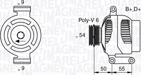 Magneti Marelli 063358061010 - Ģenerators autodraugiem.lv