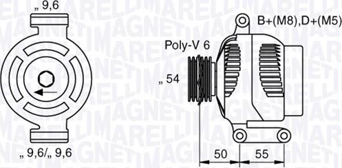 Magneti Marelli 063358062010 - Ģenerators autodraugiem.lv
