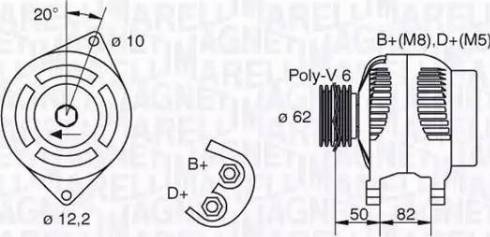 Magneti Marelli 063321618010 - Ģenerators autodraugiem.lv