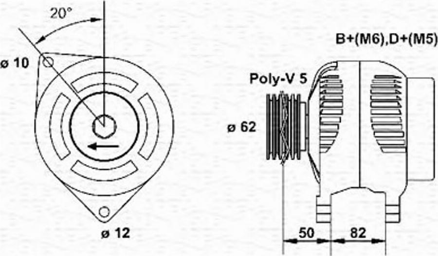 Magneti Marelli 063321617010 - Ģenerators autodraugiem.lv