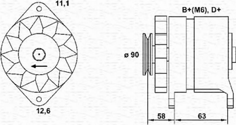 Magneti Marelli 063321019010 - Ģenerators autodraugiem.lv