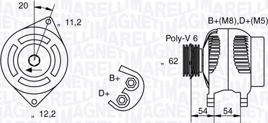 Magneti Marelli 063321860010 - Ģenerators autodraugiem.lv