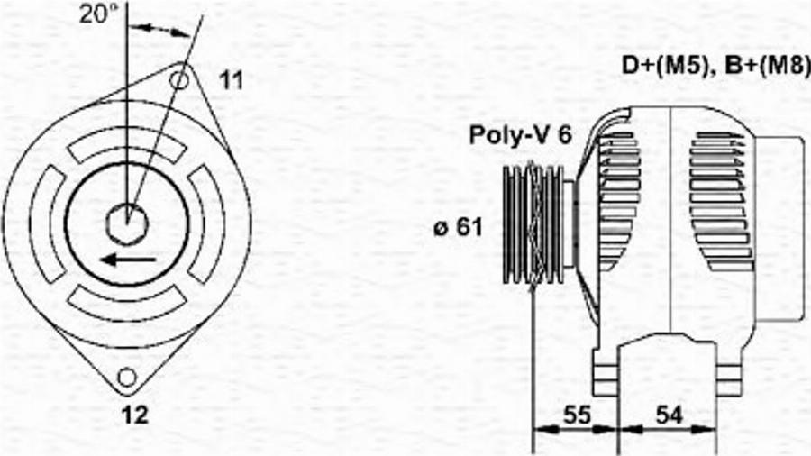 Magneti Marelli 063321806010 - Ģenerators autodraugiem.lv