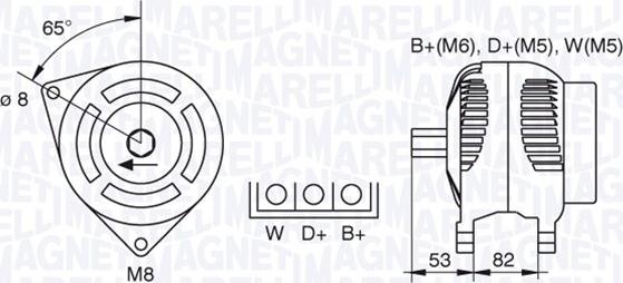 Magneti Marelli 063377466010 - Ģenerators autodraugiem.lv