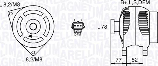 Magneti Marelli 063377418010 - Ģenerators autodraugiem.lv