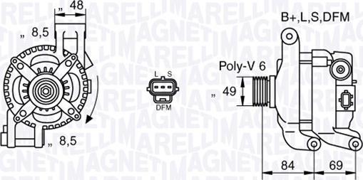 Magneti Marelli 063377417010 - Ģenerators autodraugiem.lv