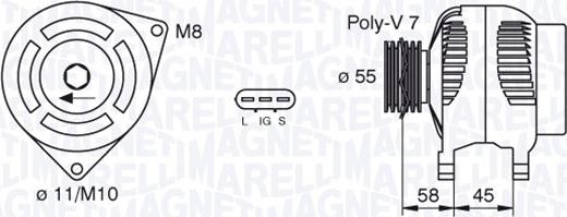 Magneti Marelli 063377434010 - Ģenerators autodraugiem.lv