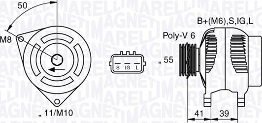 Magneti Marelli 063377431010 - Ģenerators autodraugiem.lv