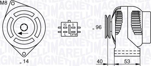 Magneti Marelli 063377427010 - Ģenerators autodraugiem.lv