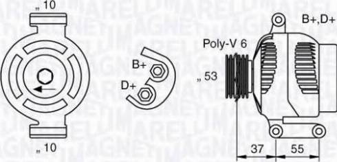 Magneti Marelli 063377020010 - Ģenerators autodraugiem.lv