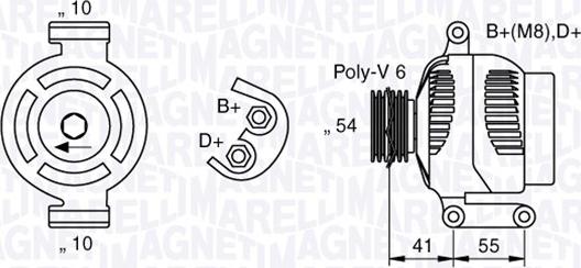 Magneti Marelli 063377028010 - Ģenerators autodraugiem.lv