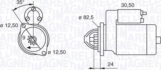 Magneti Marelli 063296843010 - Starteris autodraugiem.lv