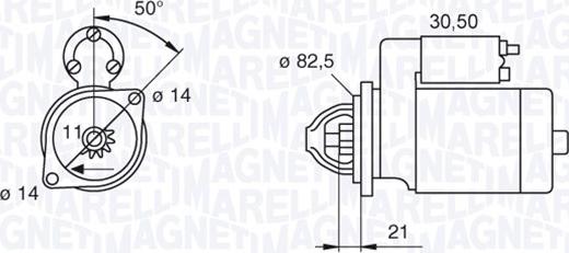 Magneti Marelli 063207138010 - Starteris autodraugiem.lv