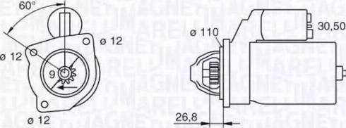 Magneti Marelli 063216831010 - Starteris autodraugiem.lv