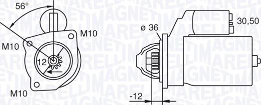 Magneti Marelli 063280090010 - Starteris autodraugiem.lv