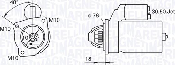 Magneti Marelli 063280008010 - Starteris autodraugiem.lv