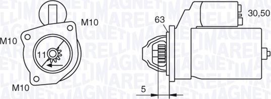 Magneti Marelli 063721377010 - Starteris autodraugiem.lv