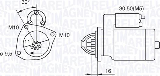 Magneti Marelli 063280029010 - Starteris autodraugiem.lv