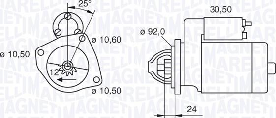 Magneti Marelli 063280020010 - Starteris autodraugiem.lv