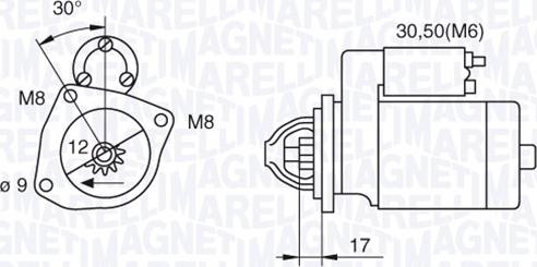 Magneti Marelli 063280021010 - Starteris autodraugiem.lv